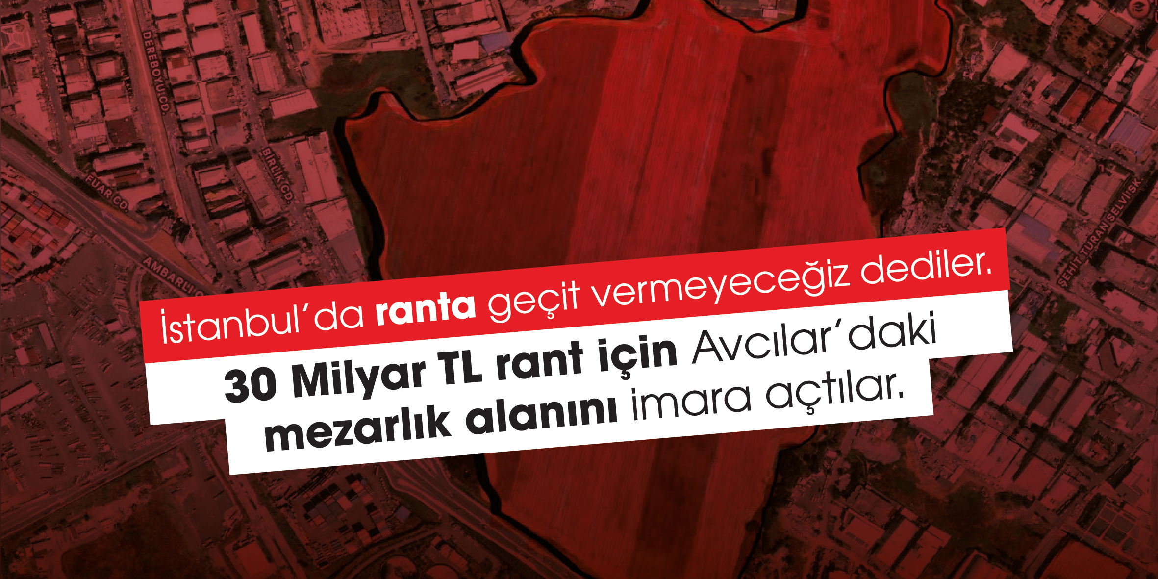 Şehircilikte Kırılma Noktası: Mezarlık Alanı İmara Açıldı